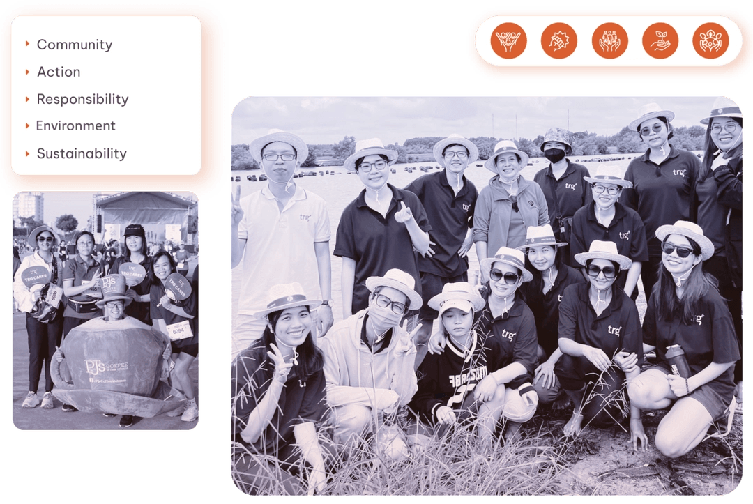 TRG Cares hero image