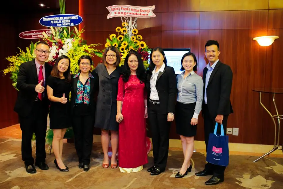 Organizing Team of CIMA Recognition Night Vietnam