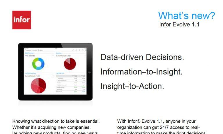Infor Query & Analysis Evolve V1.1