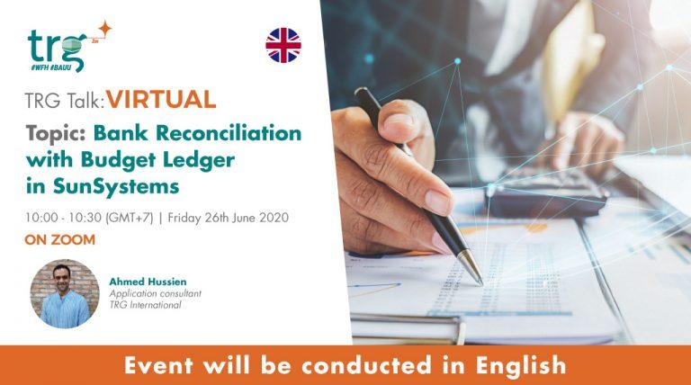 Bank Reconciliation with Budget Ledger in SunSystems