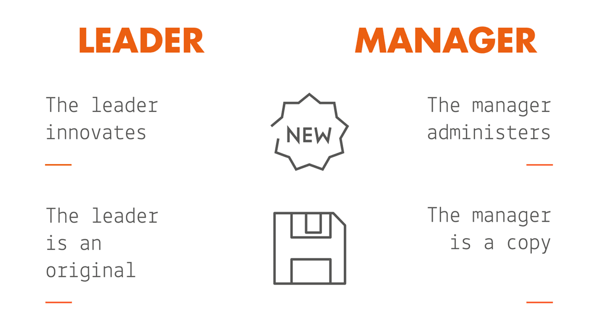 [Infographic] Are You a Manager or a Leader?