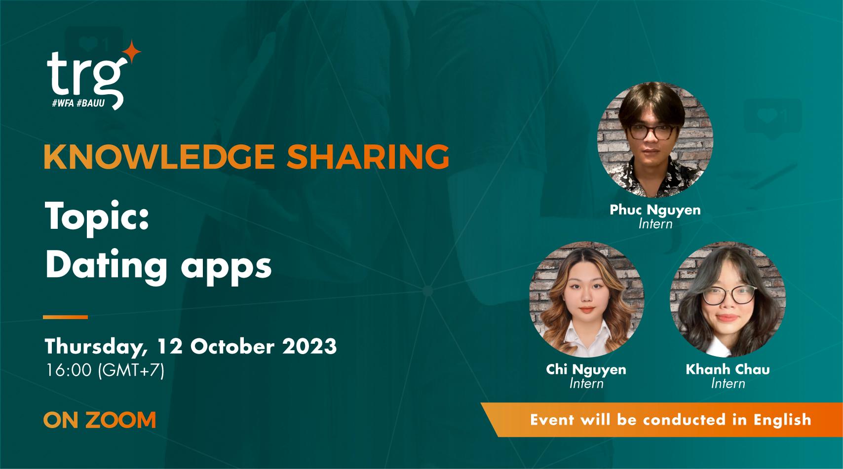 Knowledge Sharing: Dating apps