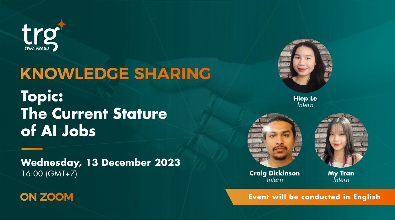 Knowledge Sharing: The current stature of AI jobs