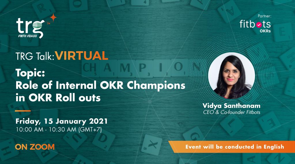 Role of Internal OKR Champions in OKR Roll outs