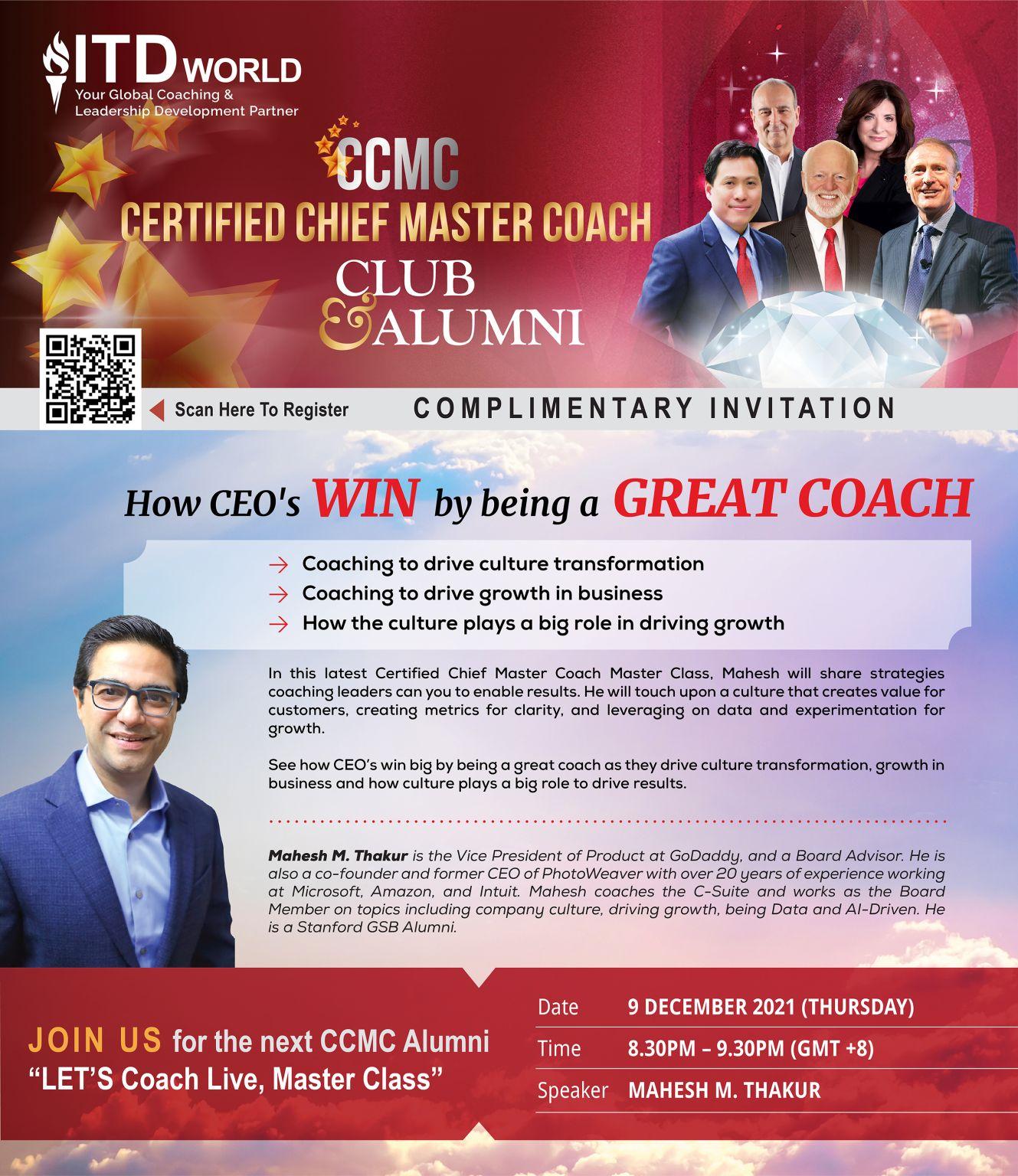 ITD World: How CEO’s win by being a Great Coach
