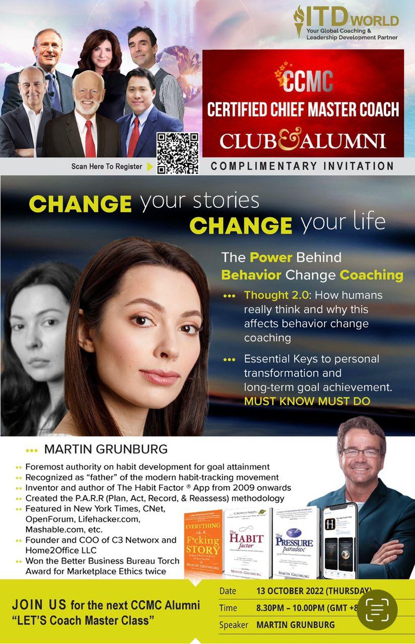 LET’S Coach Master Class – Change Your Stories, Change Your Life