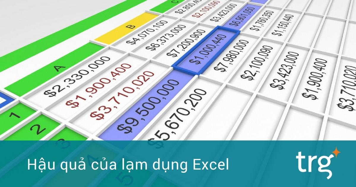 7 “thảm họa” tài chính do sai sót khi sử dụng Excel (P.1)