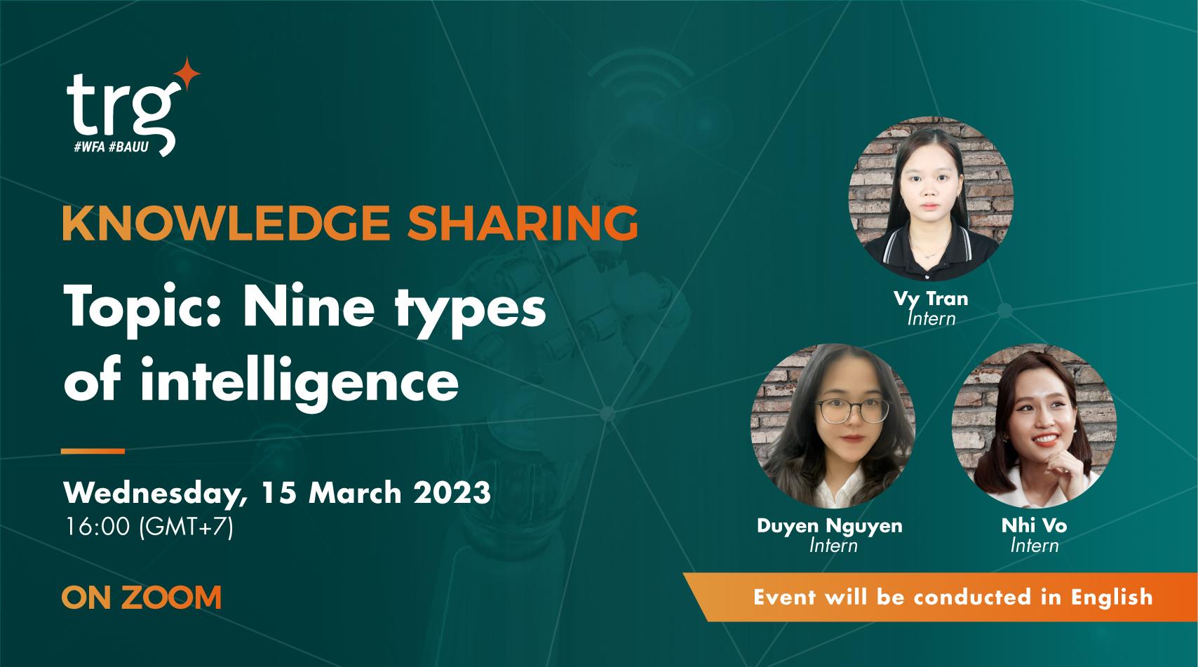 Knowledge Sharing: Nine Types of Intelligence