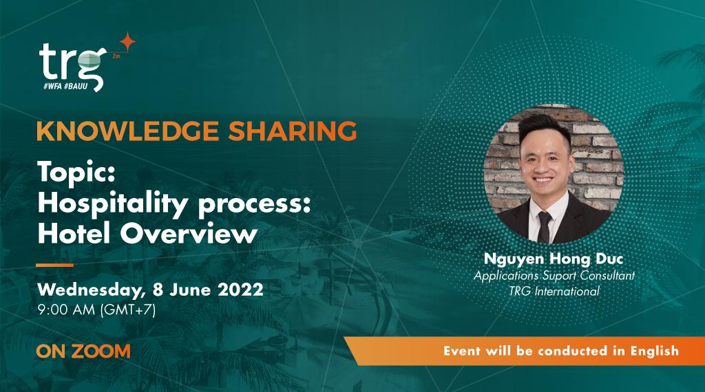 Knowledge Sharing: Hospitality process: Hotel Overview