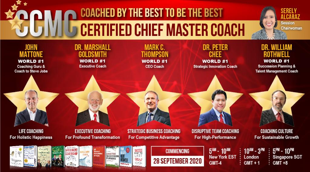 Coach by the best top be the best: Certified Chief Master Coach