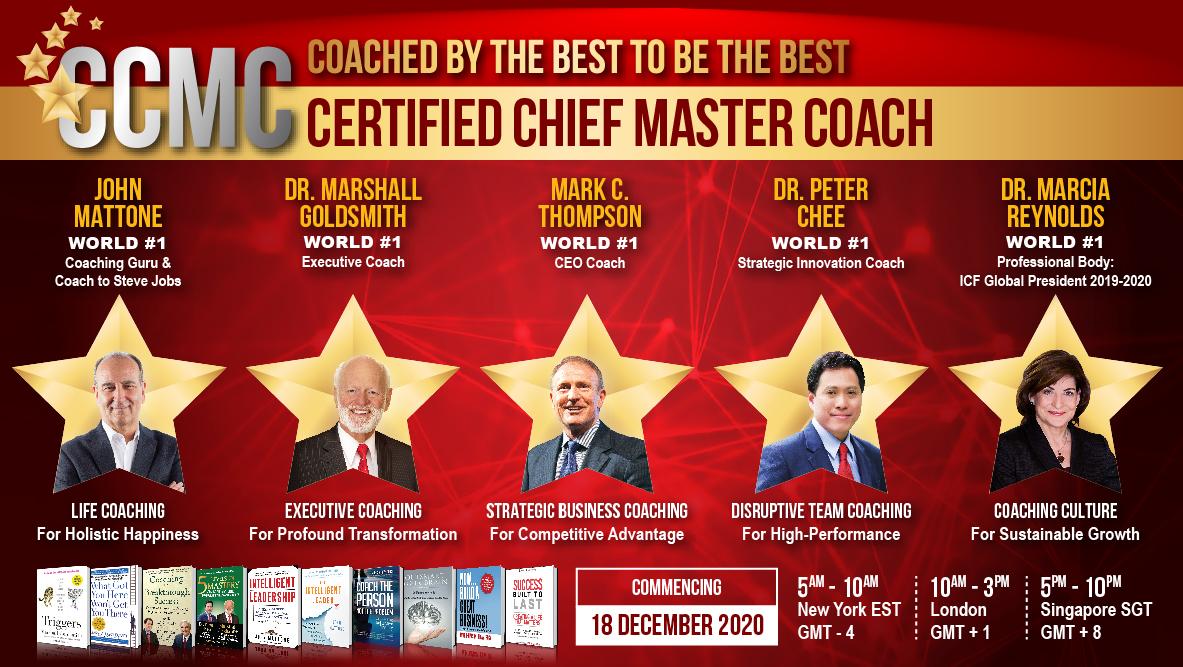 Certified Chief Master Coach (e-CCMC) 2020