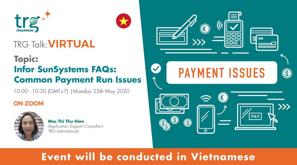 Infor SunSystems FAQ: Common Payment Run Issues