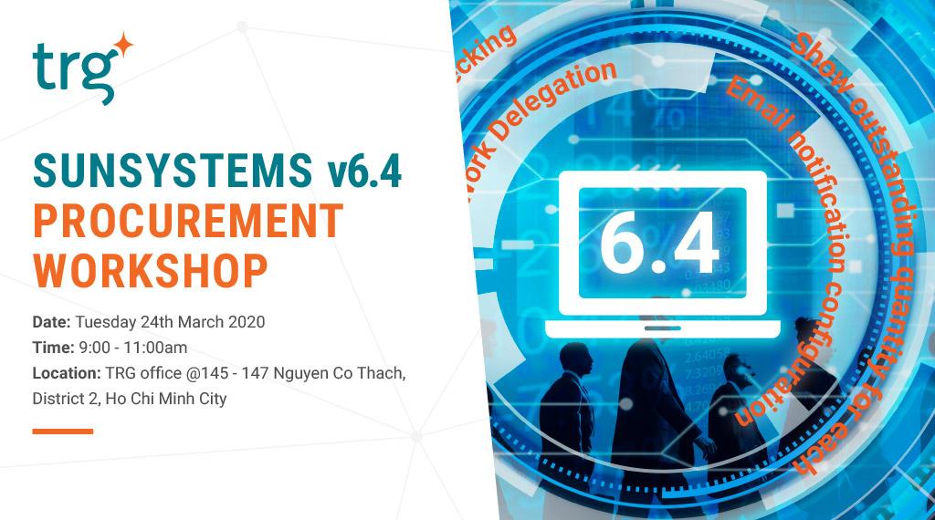 [CANCELLED] SunSystems v6.4 Procurement Workshop