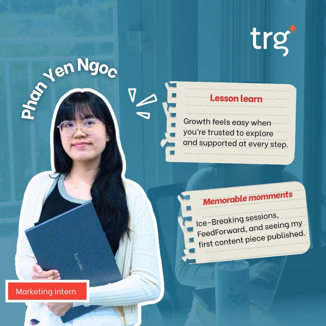 Phan Yen Ngoc, Marketing Intern at TRG International