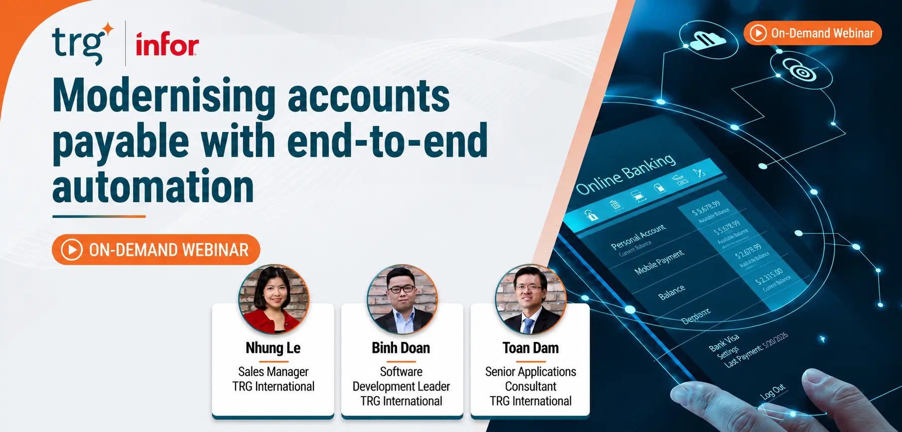 On-Demand Webinar | 𝗠𝗼𝗱𝗲𝗿𝗻𝗶𝘀𝗶𝗻𝗴 𝗔𝗰𝗰𝗼𝘂𝗻𝘁𝘀 𝗣𝗮𝘆𝗮𝗯𝗹𝗲 𝘄𝗶𝘁𝗵 𝗘𝗻𝗱-𝘁𝗼-𝗘𝗻𝗱 𝗔𝘂𝘁𝗼𝗺𝗮𝘁𝗶𝗼𝗻