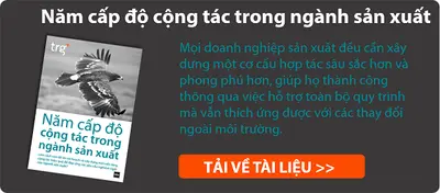 Năm cấp độ cộng tác trong ngành sản xuất, ERP