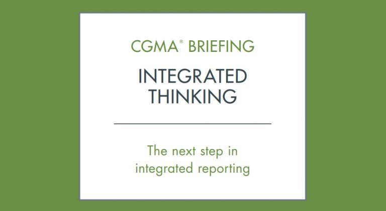 Integrated thinking: The next step in integrated reporting