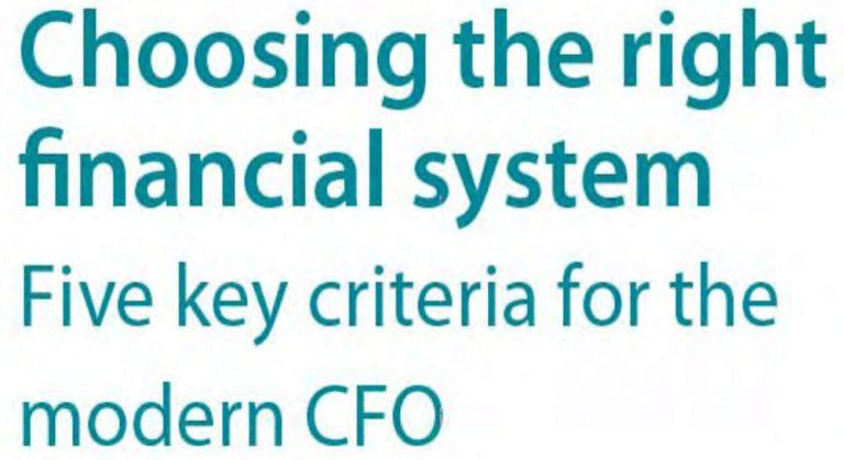 Choosing the right financial system