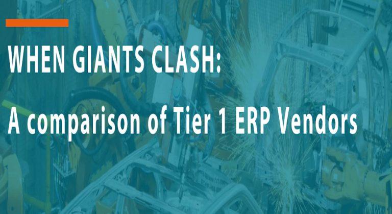 When giants clash: A comparison of tier 1 ERP vendors