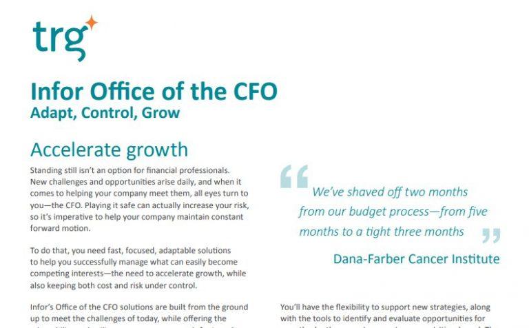Infor Office of the CFO