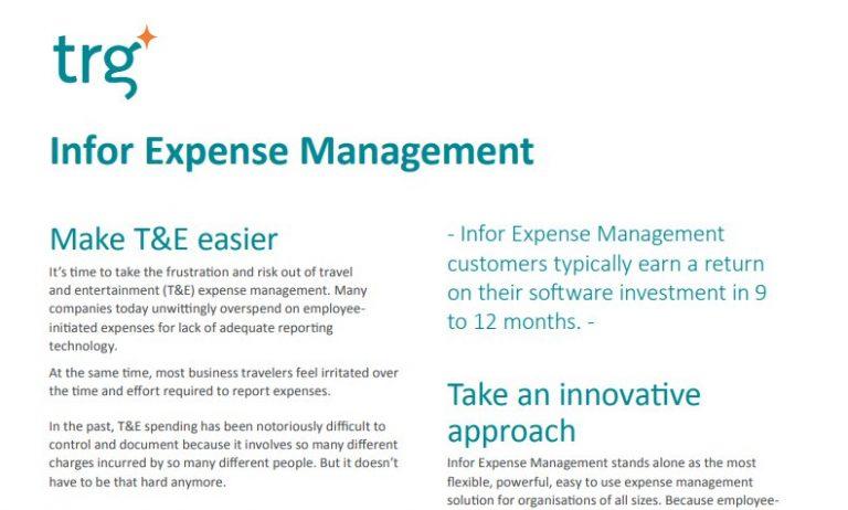 Infor Expense Management