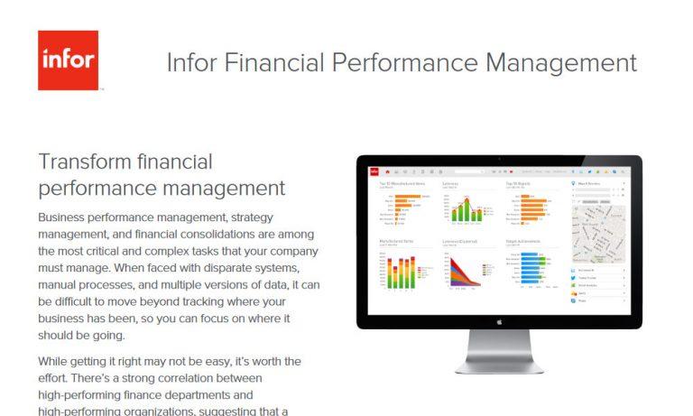 Financial Performance Management
