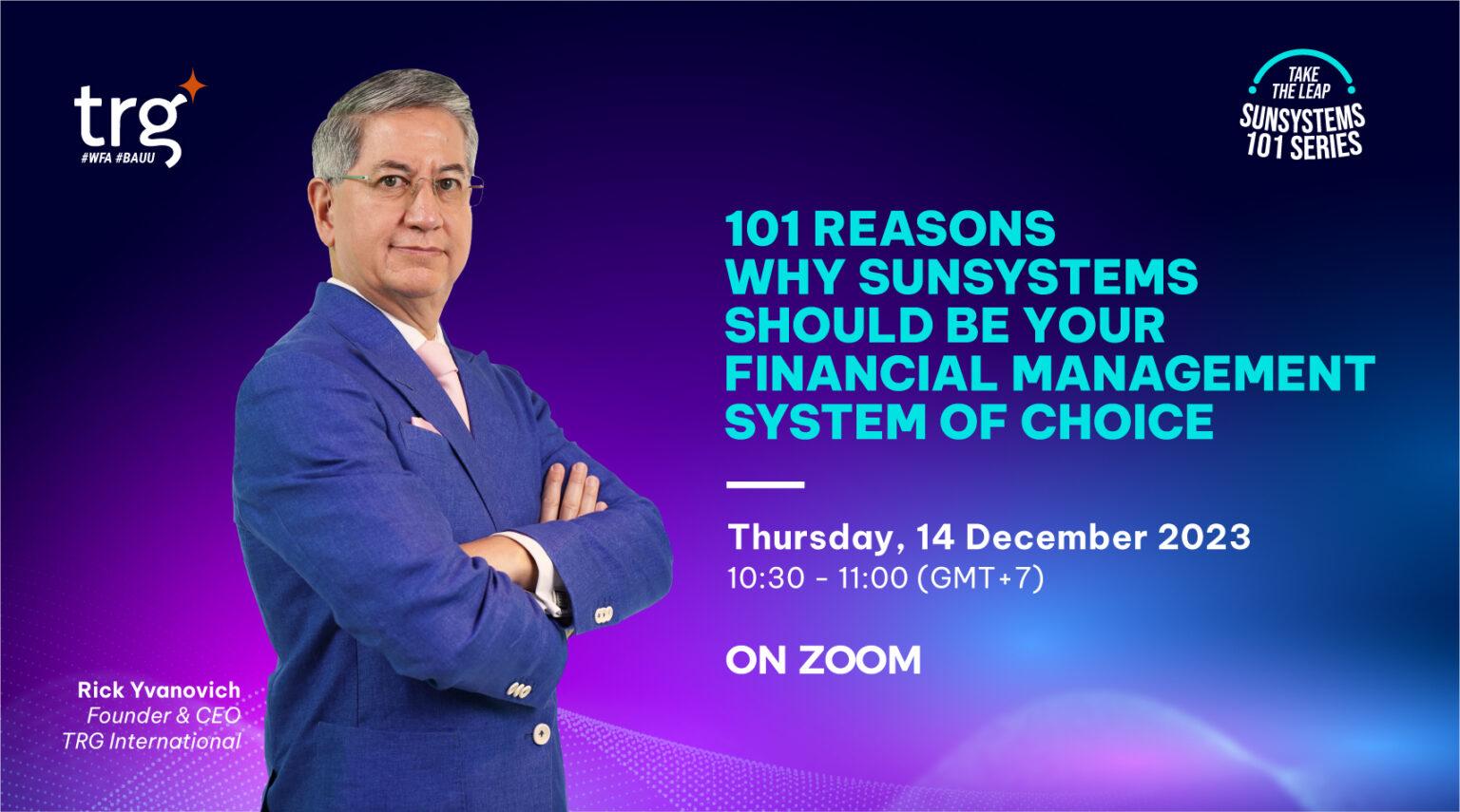 Take The Leap: SunSystem 101 Series