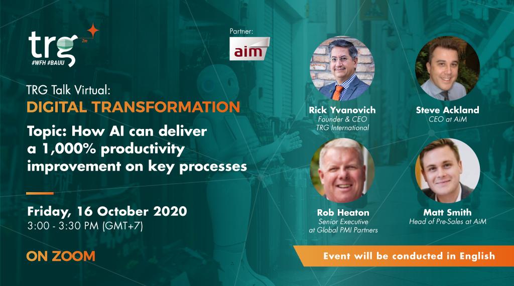 How AI can deliver a 1,000% productivity improvement on key processes