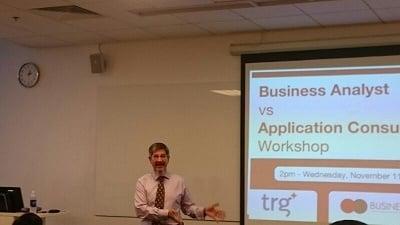 TRG conducted the workshop “Business Analyst vs Application Consultant” at RMIT University