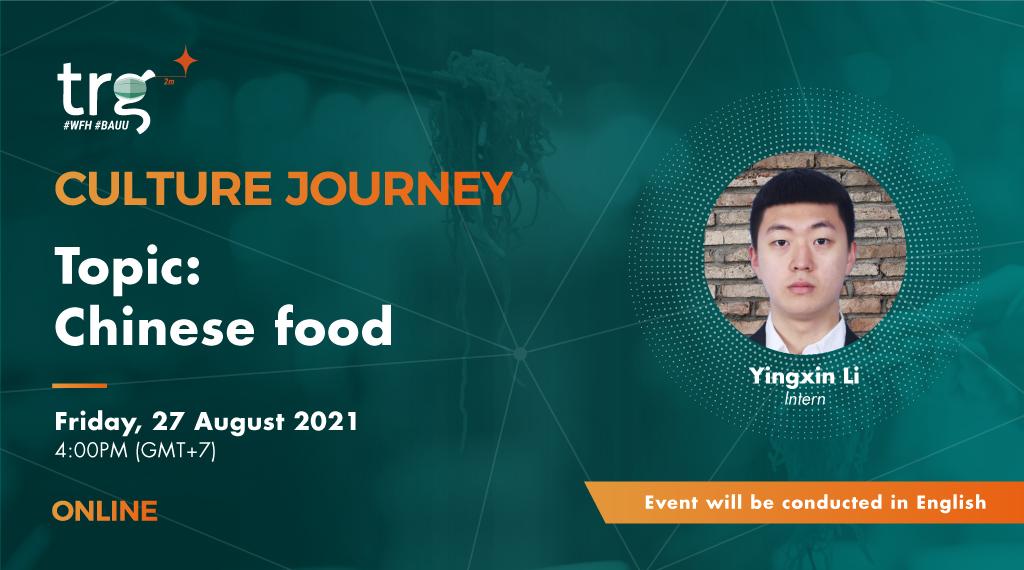 Culture Journey: Chinese food