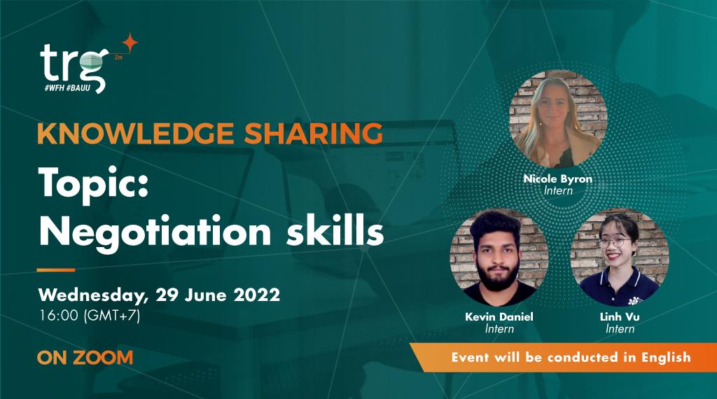 Knowledge Sharing: Negotiation Skills