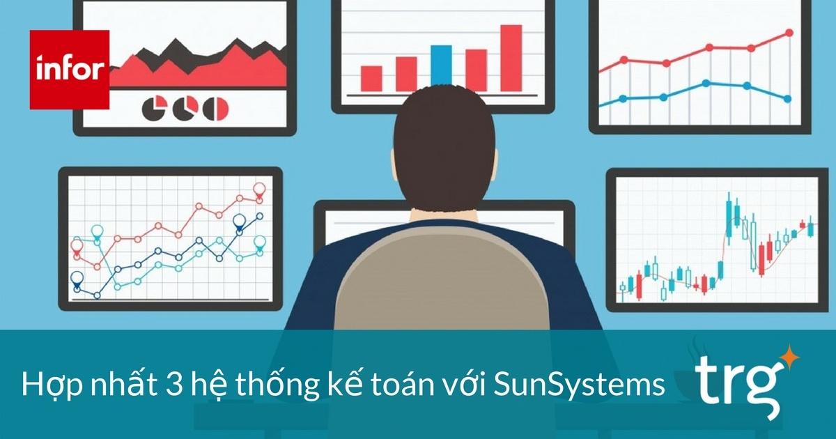 TRG hợp nhất 3 hệ thống kế toán với Infor SunSystems