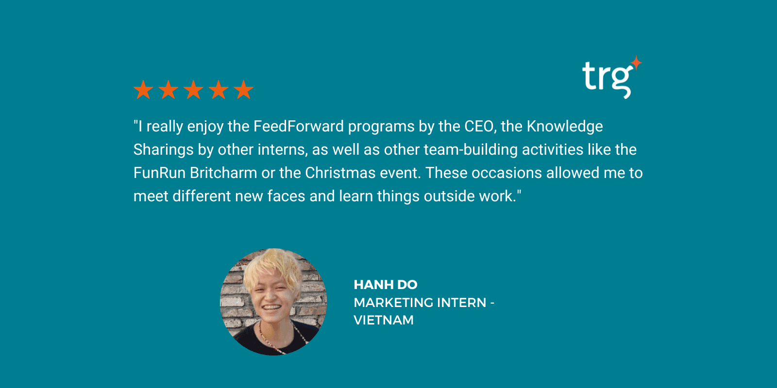 Internship testimonials – Episode 29: I have made the first wonderful colleagues and friends of my life