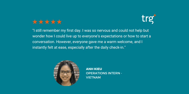 Internship testimonials – Episode 21: I was impressed by the swift recruitment process