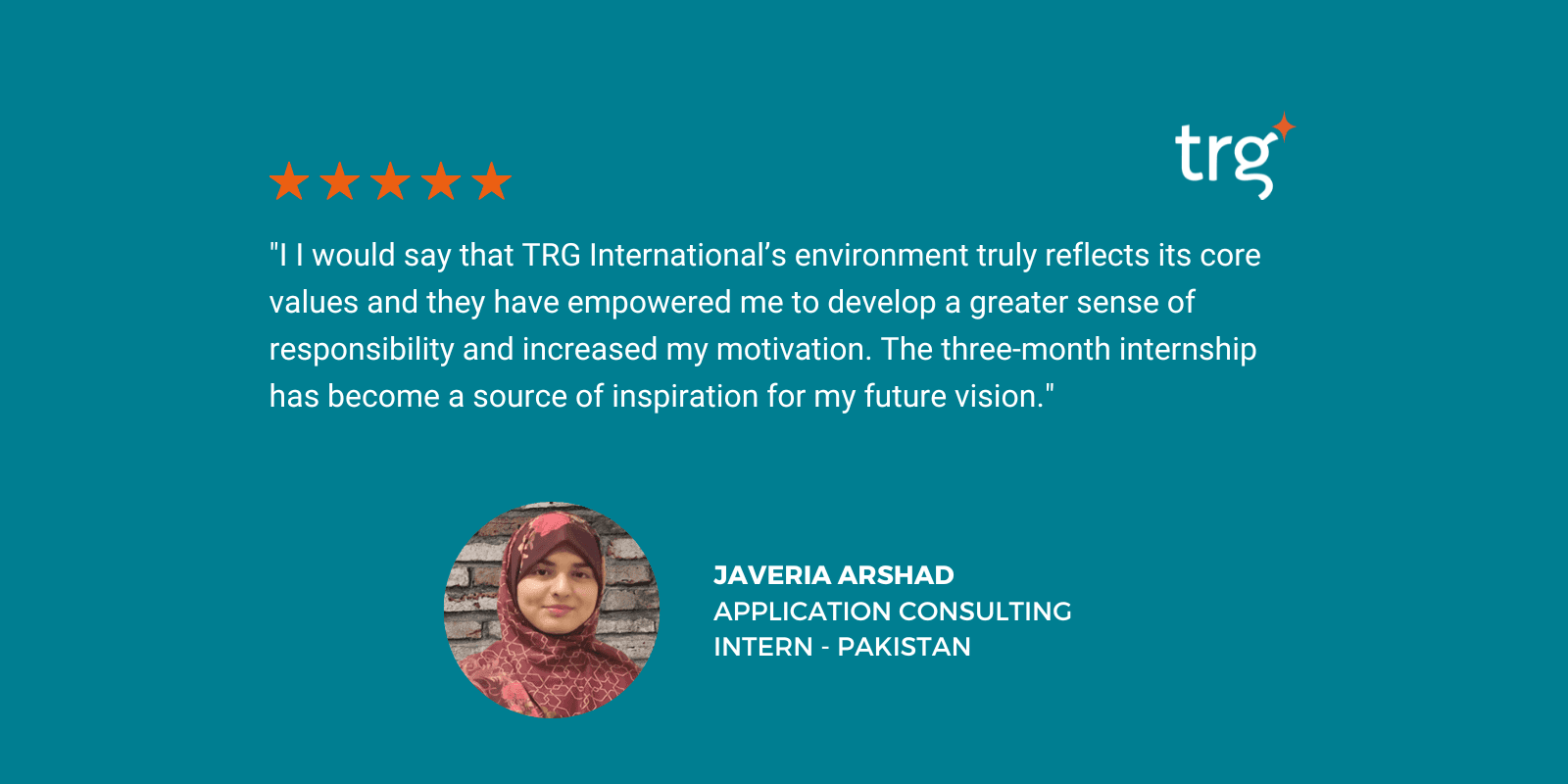 Internship testimonials – Episode 27: I got to explore my potential & enhance my skills