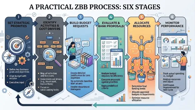 How does zero-based budgeting (ZBB) work?