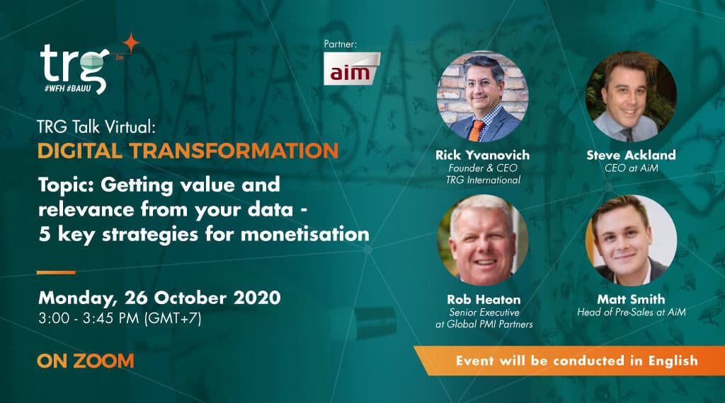 Getting value and relevance from your data – 5 key strategies for monetisation