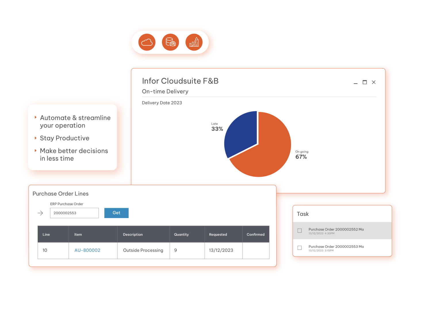 Infor CloudSuite F&B hero image