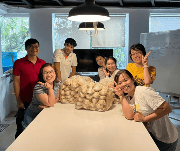 Vegan bread making