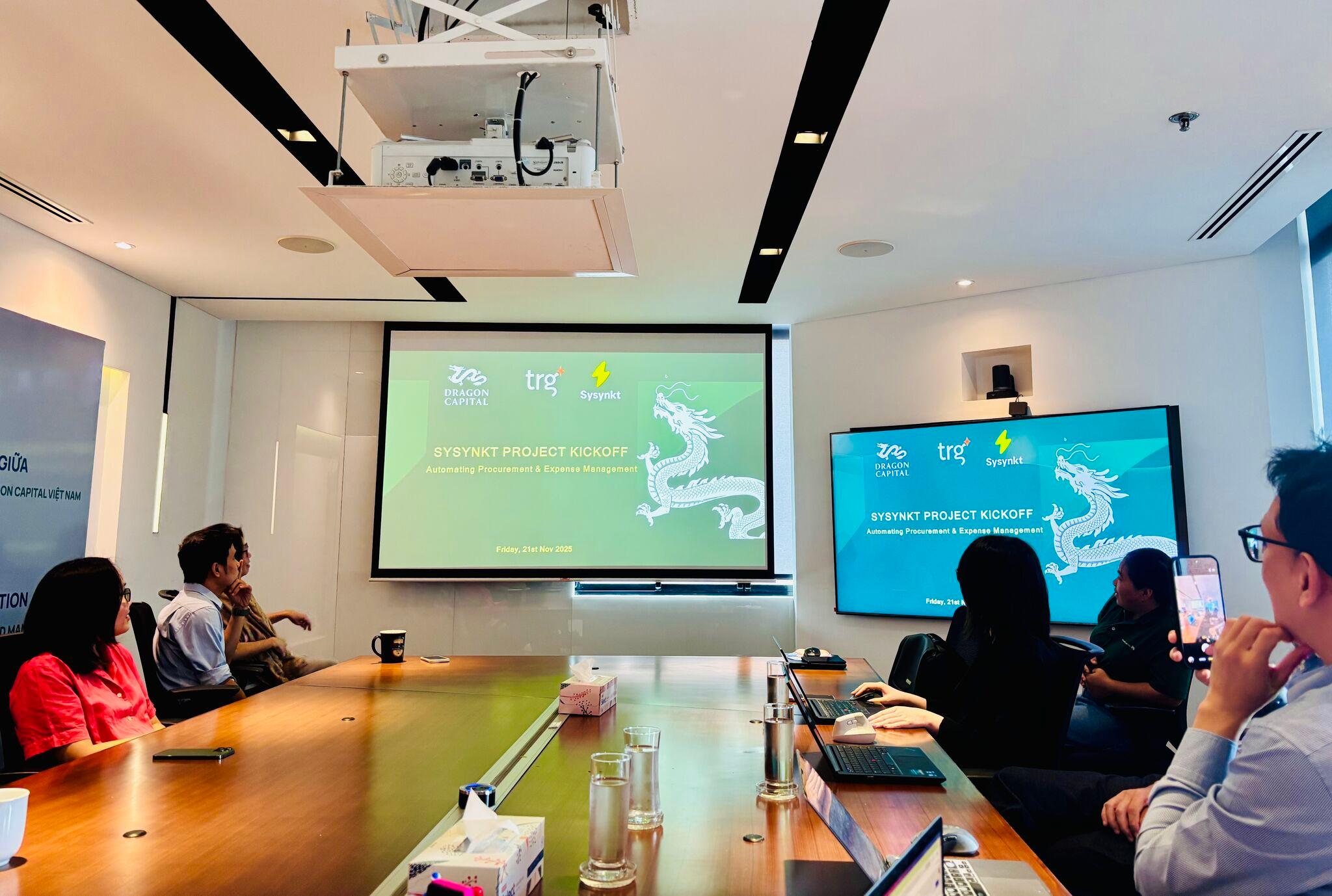 TRG International và Dragon Capital tại lễ khởi động dự án Sysynkt